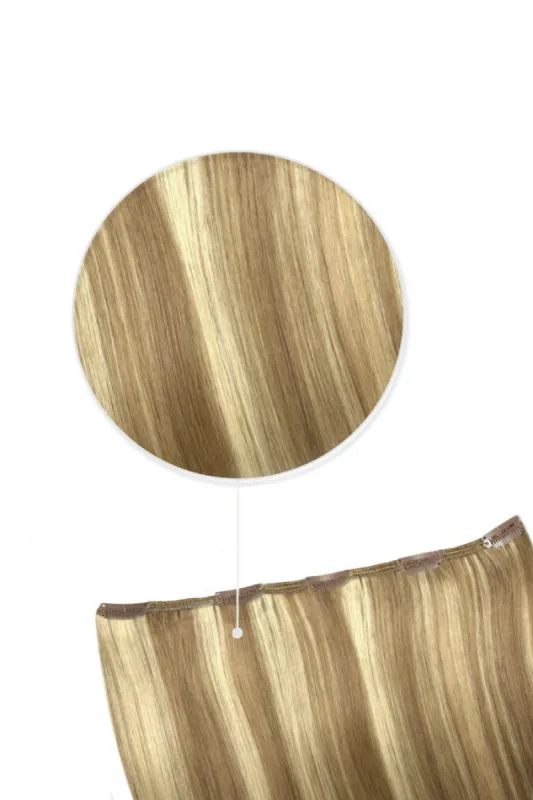Biscuit Blondey Balayage One Piece Clip In Hair Extensions (Top-Up) made by Cliphair