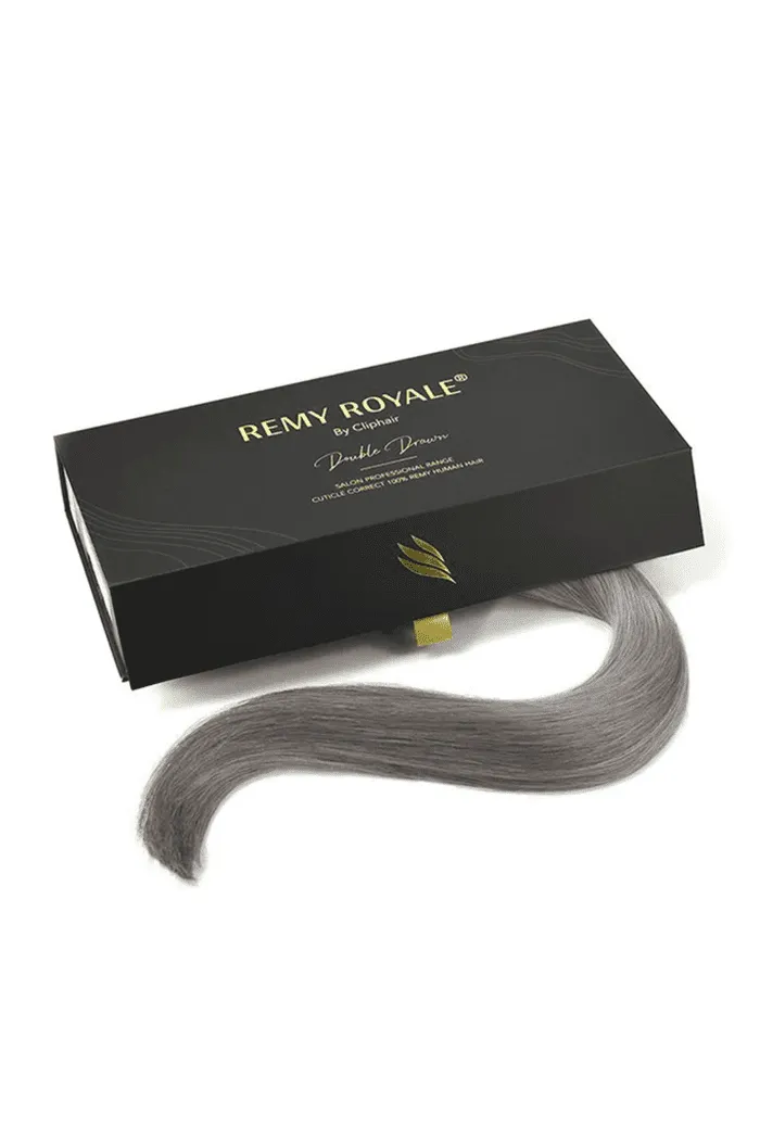 Silver/Grey (#SG) Nano Ring Hair Extensions sold by Cliphair product image thumbnail 3