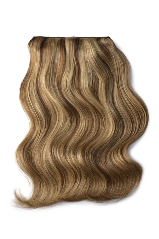 Hazelnut Brondie (#6/27) Double Wefted Full Head Clip In Hair Extensions sold by Cliphair