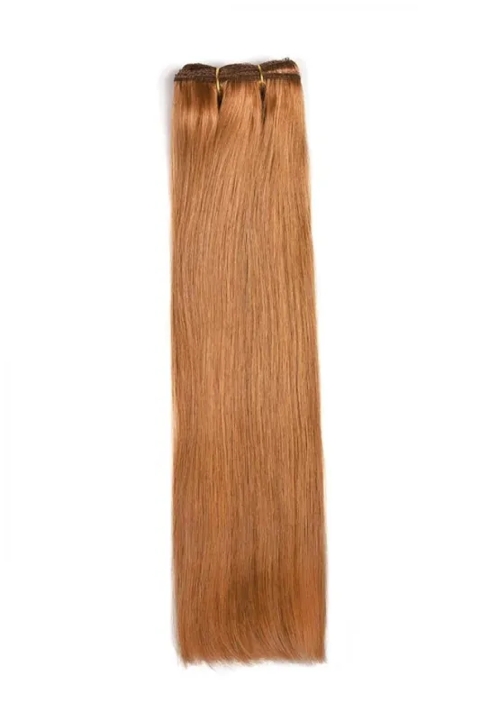 Remy Royale Double Drawn  Human Hair Weft Weave  Extensions - Autumn Spice (#30B) sold by Cliphair