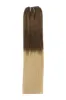 Remy Human Hair Weft/Weave Extensions - Chocolate Honey Ombre (#T4/27) sold by Cliphair