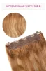 Cinnamon Swirl Balayage Supreme Quad Weft One Piece Clip In Hair Extensions sold by Cliphair