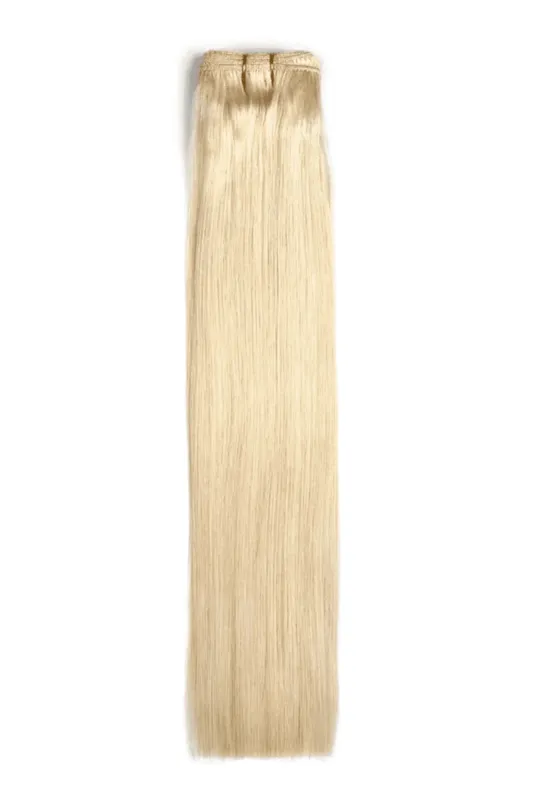 Remy Royale Double Drawn Human Hair Weft Weave  Extensions - Light Ash Blonde (#22) sold by Cliphair