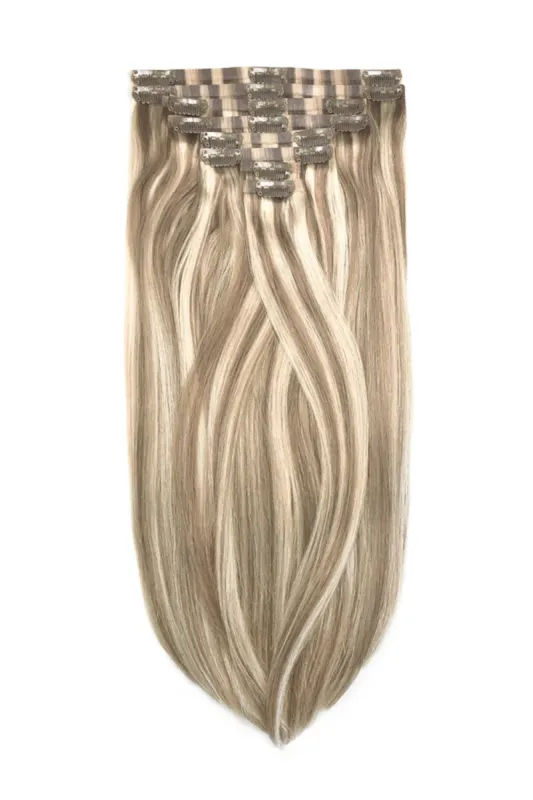 Oak Brondie Double Drawn Seamless Clip In Hair Extensions made by Cliphair