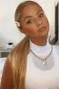 Double Wefted Full Head Remy Clip in Human Hair Extensions - Light Golden Blonde (#16) sold by Cliphair