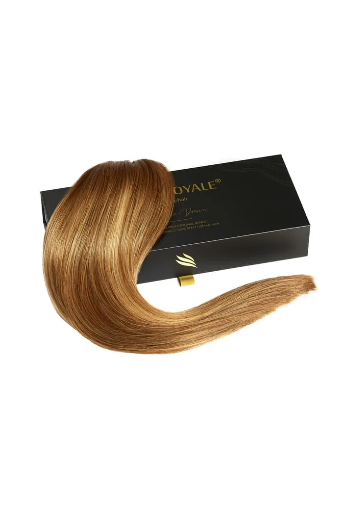 Cinnamon Swirl Balayage Remy Royale Double Drawn Weave Extensions sold by Cliphair product image thumbnail 2