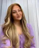 Double Wefted Full Head Remy Clip in Human Hair Extensions - Butterscotch Blonde (#10/16) sold by Cliphair
