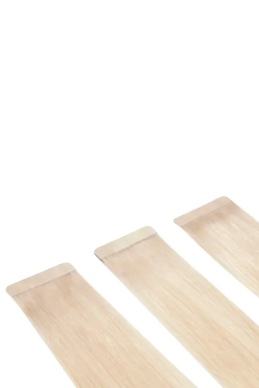 Remy Royale Double Drawn Tape Hair Extensions - Light Ash Blonde (#22) made by Cliphair