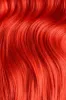 Bright Red Double Wefted Full Head Clip In Hair Extensions sold by Cliphair
