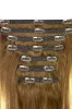 Double Wefted Full Head Chestnut Bronde Balayage Hair Extensions sold by Cliphair