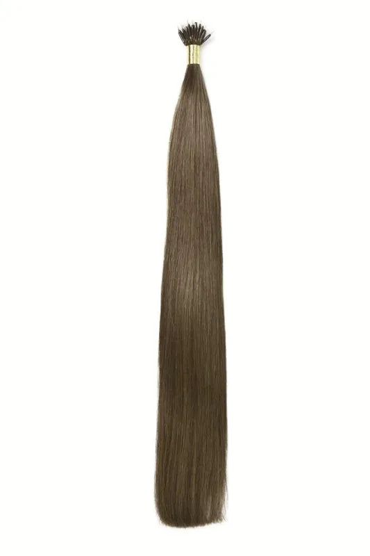 Ash Brown (#9) Nano Ring Hair Extensions sold by Cliphair