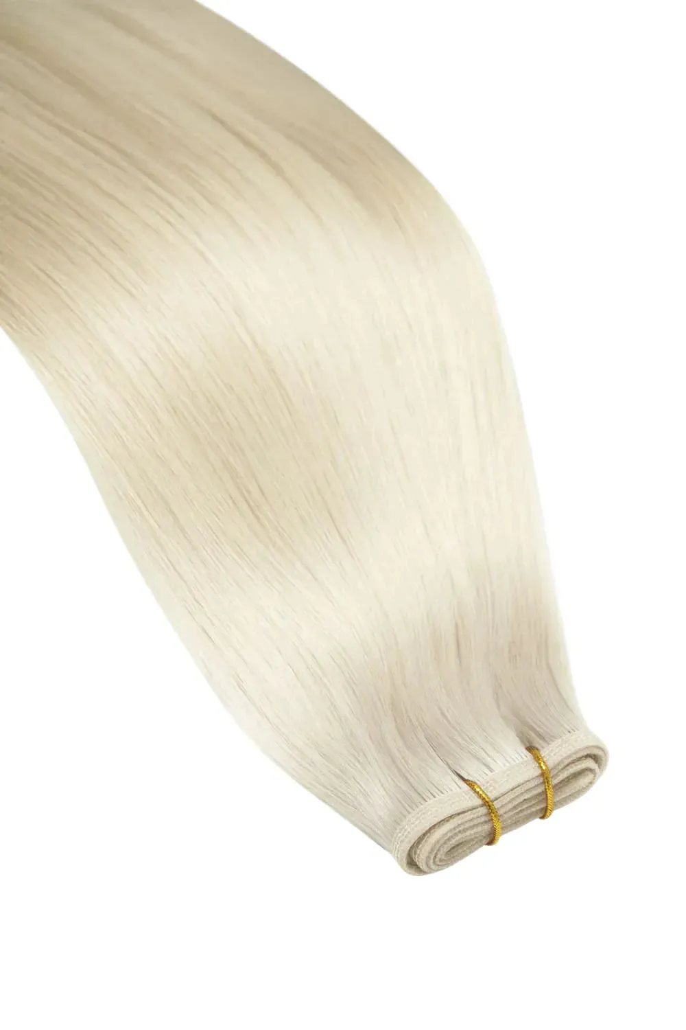 Iceblonde Remy Royale Flat Weft Hair Extensions sold by Cliphair