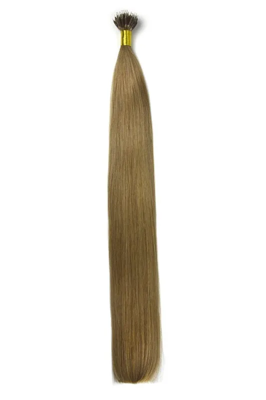 Lightest Brown (#18) Nano Ring Hair Extensions sold by Cliphair