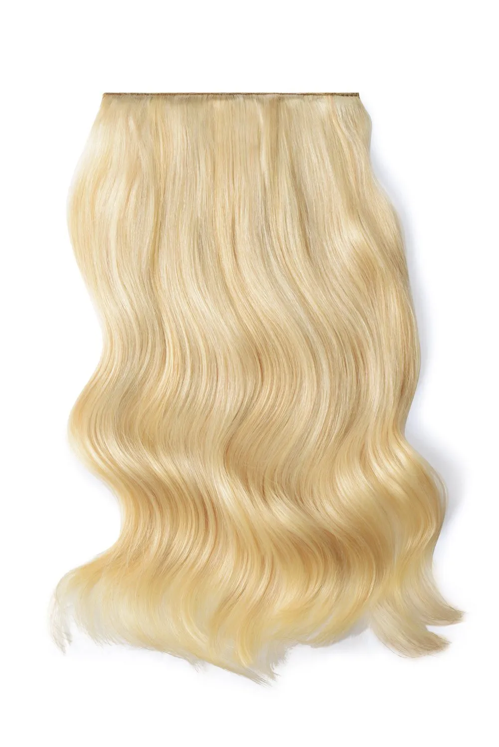 Double Wefted Full Head Remy Clip in Human Hair Extensions - Creamy Blonde (#22/613) sold by Cliphair