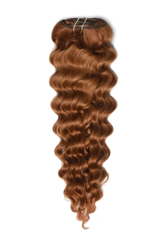 Flaming Ginger (#350) Curly Clip In Hair Extensions made by Cliphair