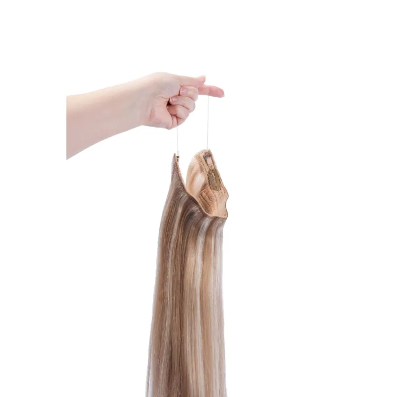 Biscuit Blondey (#18/613) Halo Hair Extensions sold by Cliphair