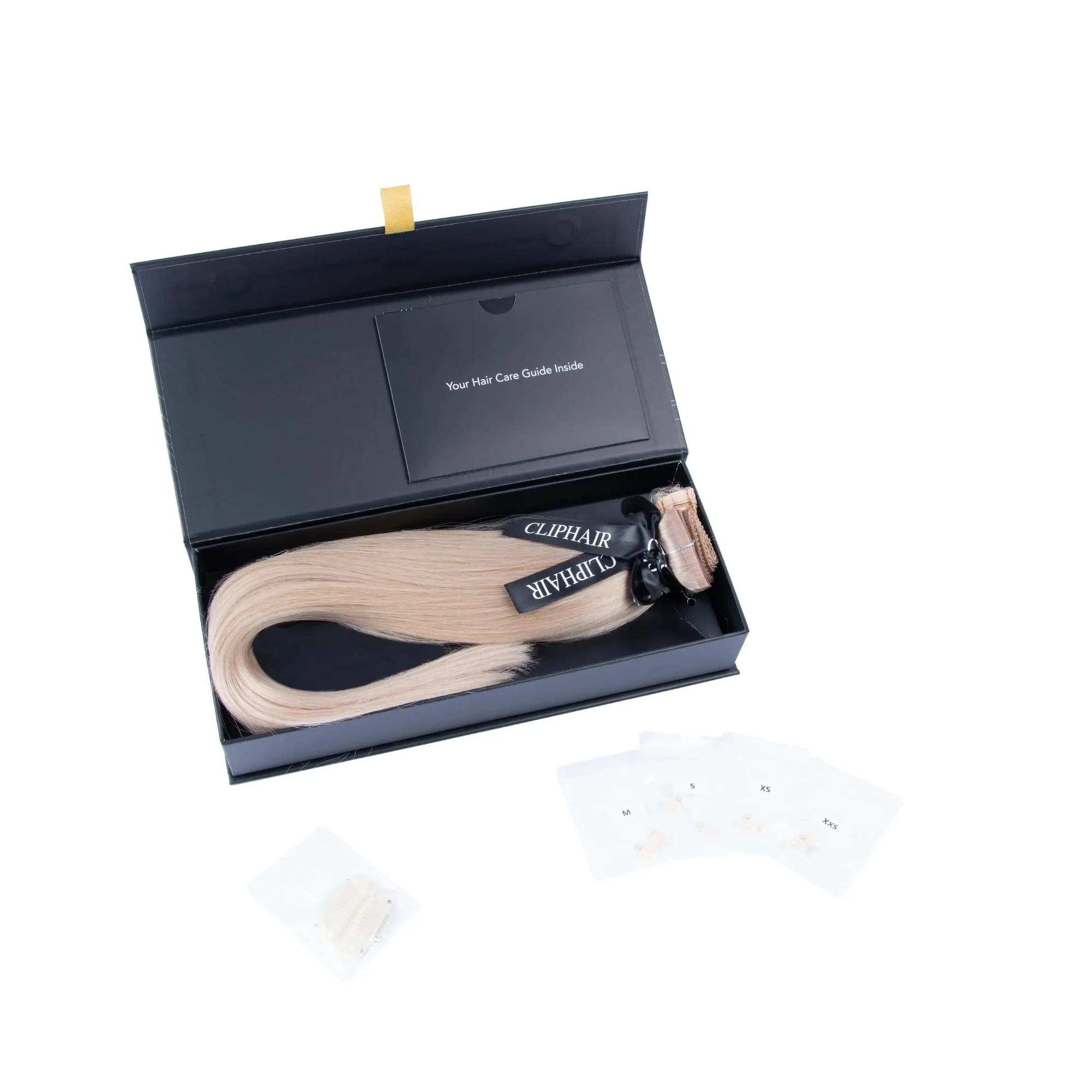 Light Ash Blonde (#22) Halo Hair Extensions sold by Cliphair product image thumbnail 4