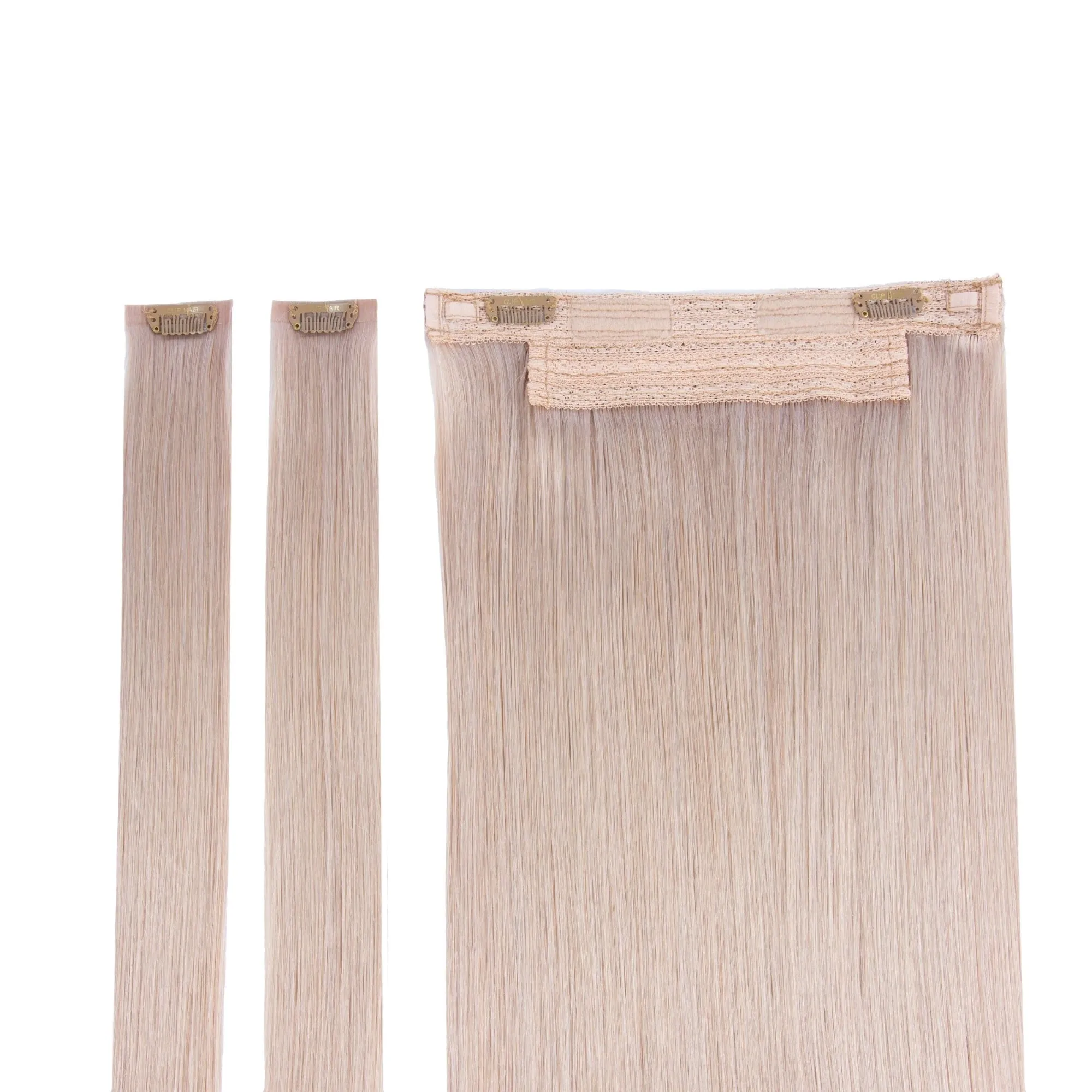 Light Ash Blonde (#22) Halo Hair Extensions sold by Cliphair product image thumbnail 2