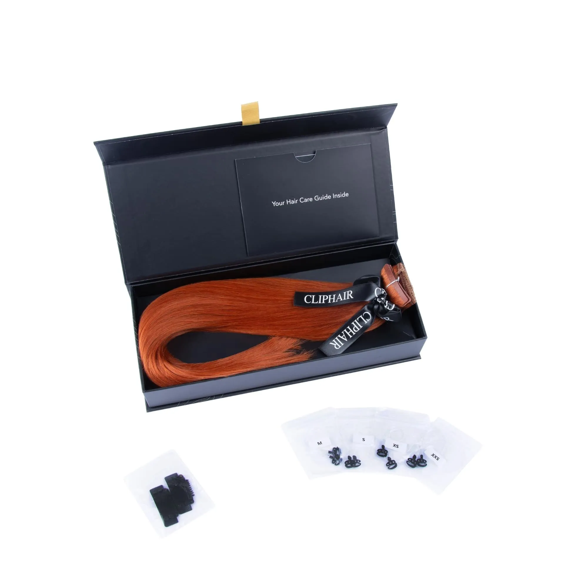 Flaming Ginger (#350) Halo Hair Extensions sold by Cliphair product image thumbnail 4