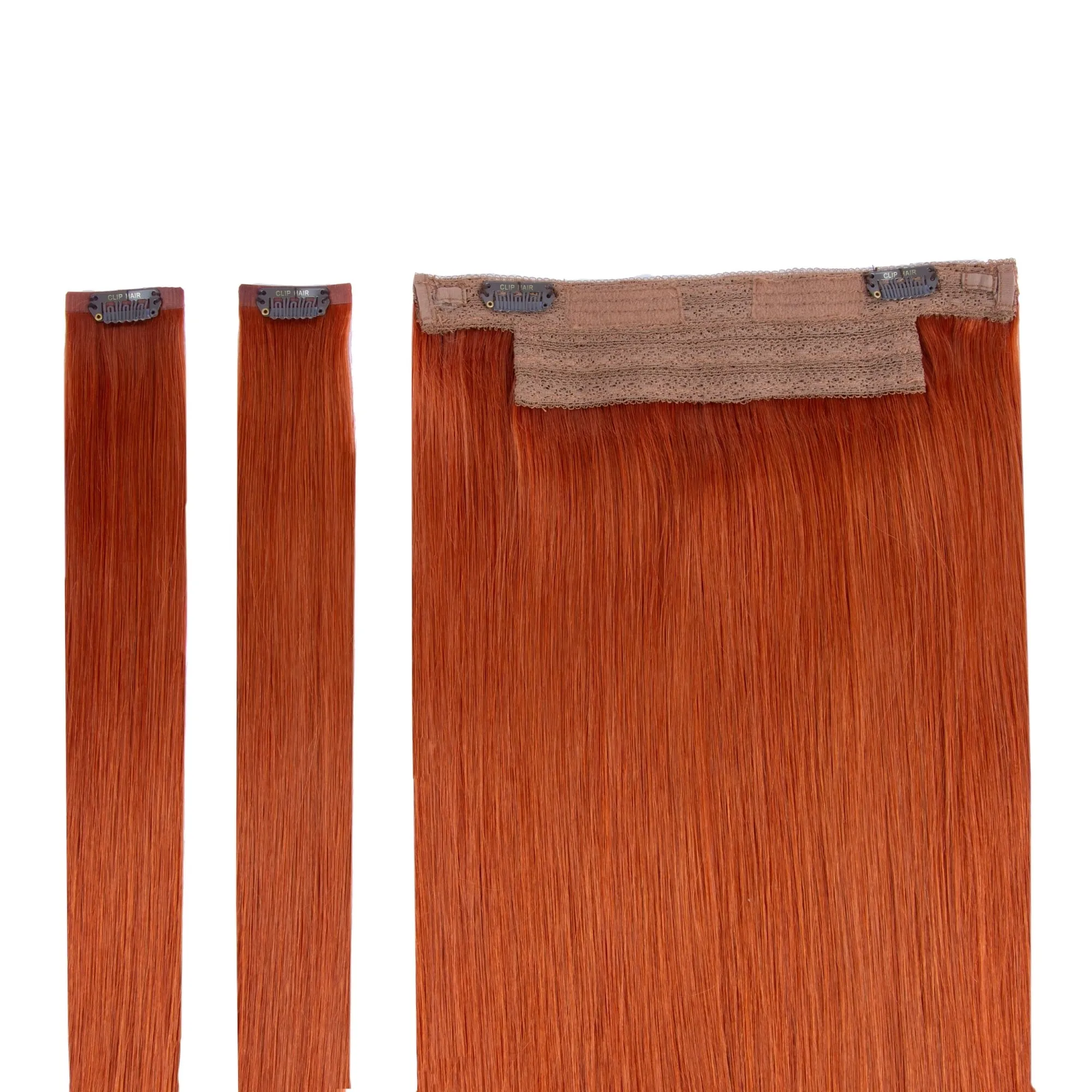 Flaming Ginger (#350) Halo Hair Extensions sold by Cliphair product image thumbnail 2