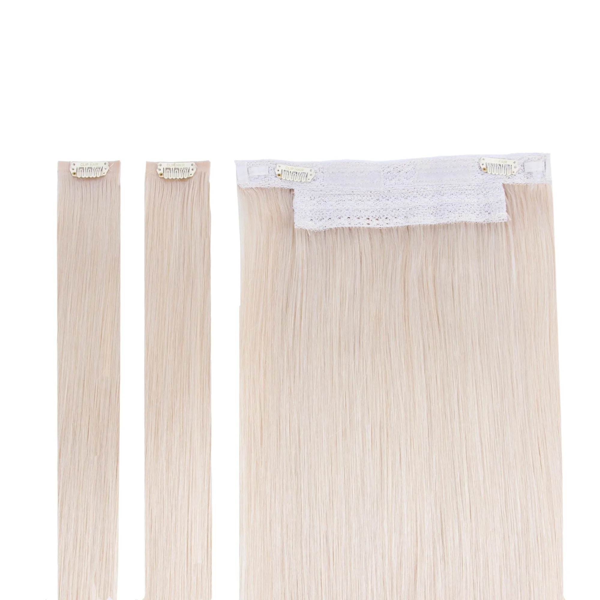 Lightest Blonde (#60) Halo Hair Extensions sold by Cliphair product image thumbnail 2