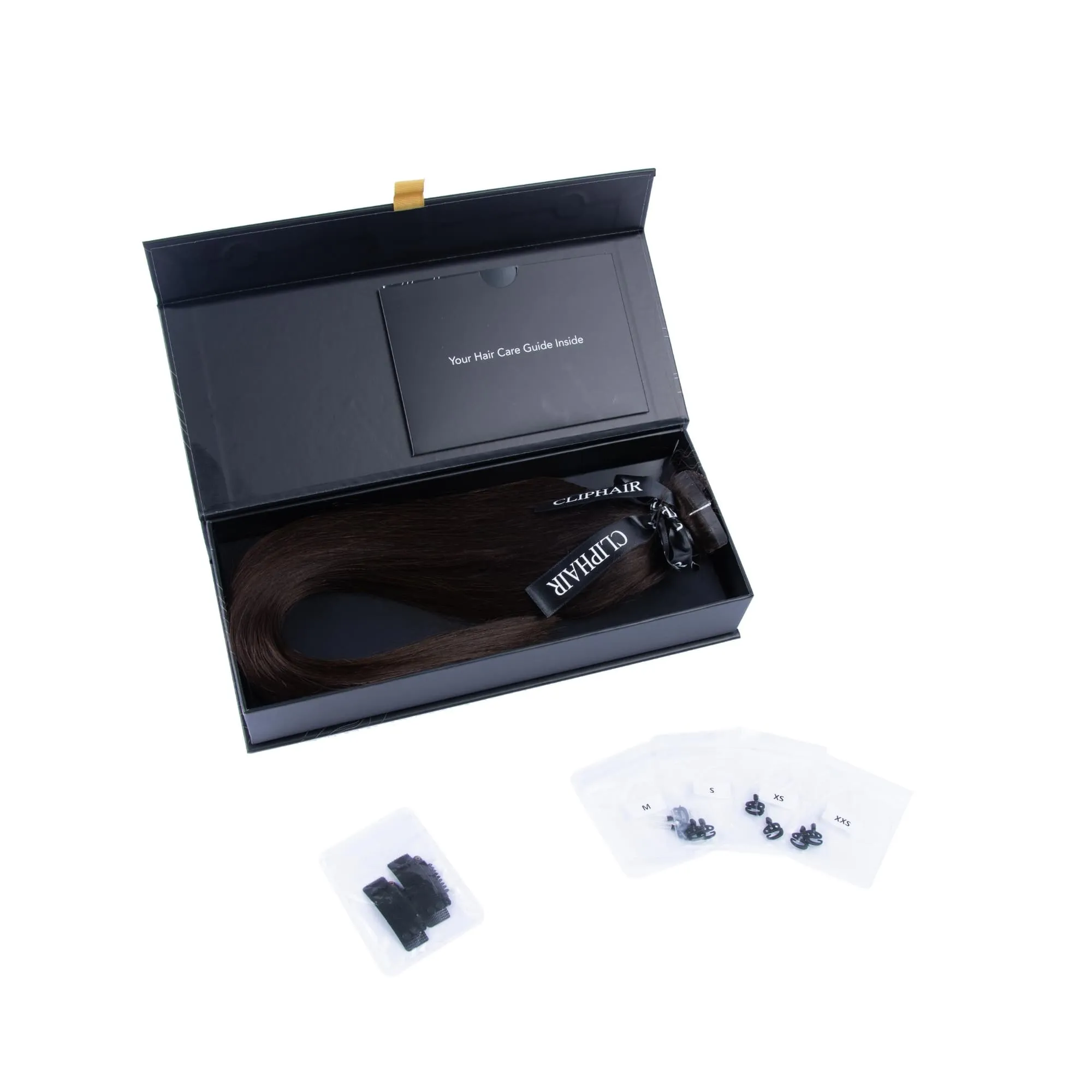 Dark Brown (#3) Halo Hair Extensions sold by Cliphair product image thumbnail 4