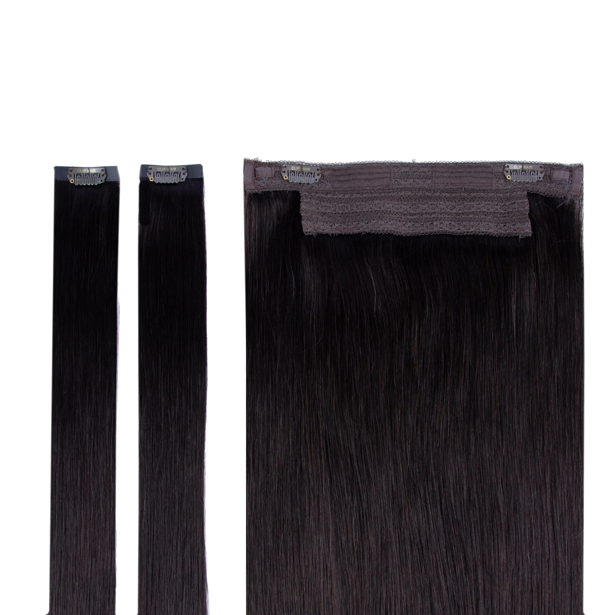 Darkest Brown (#2) Halo Hair Extensions sold by Cliphair product image thumbnail 2