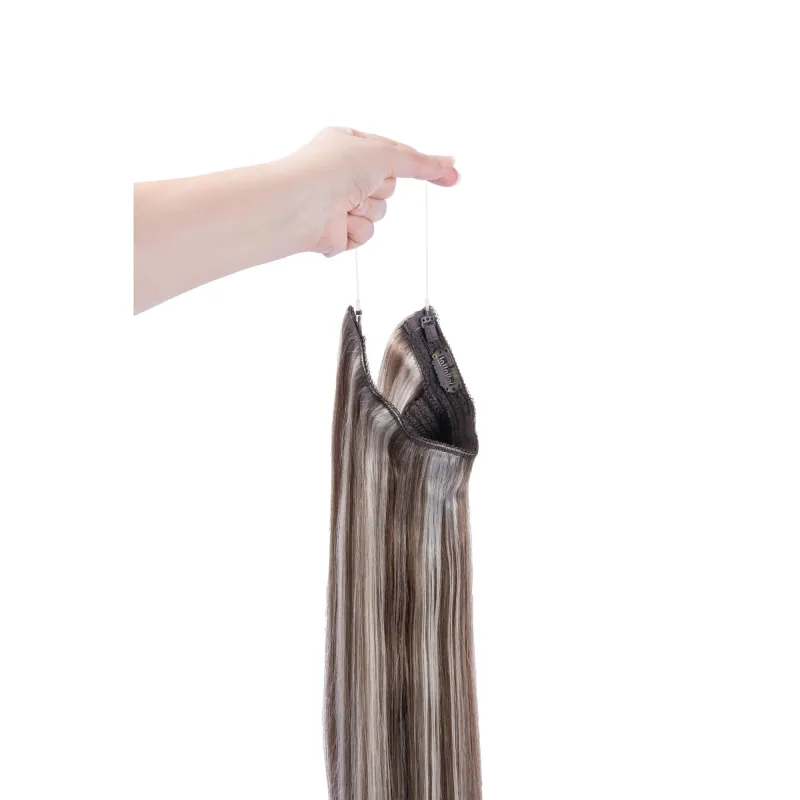 Oak Brondie Halo Hair Extensions sold by Cliphair