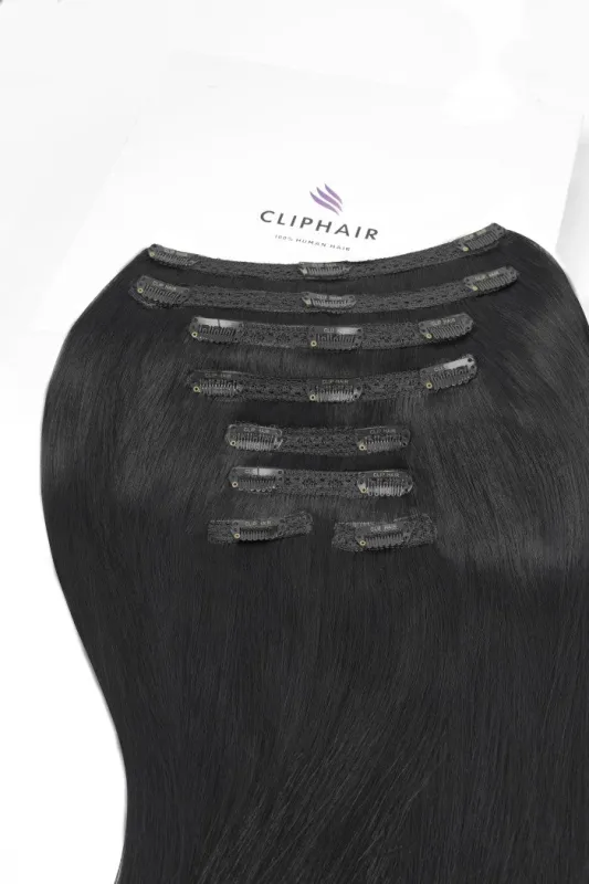 22" Ultra-Volume Clip In Full Head Set (240g) sold by Cliphair