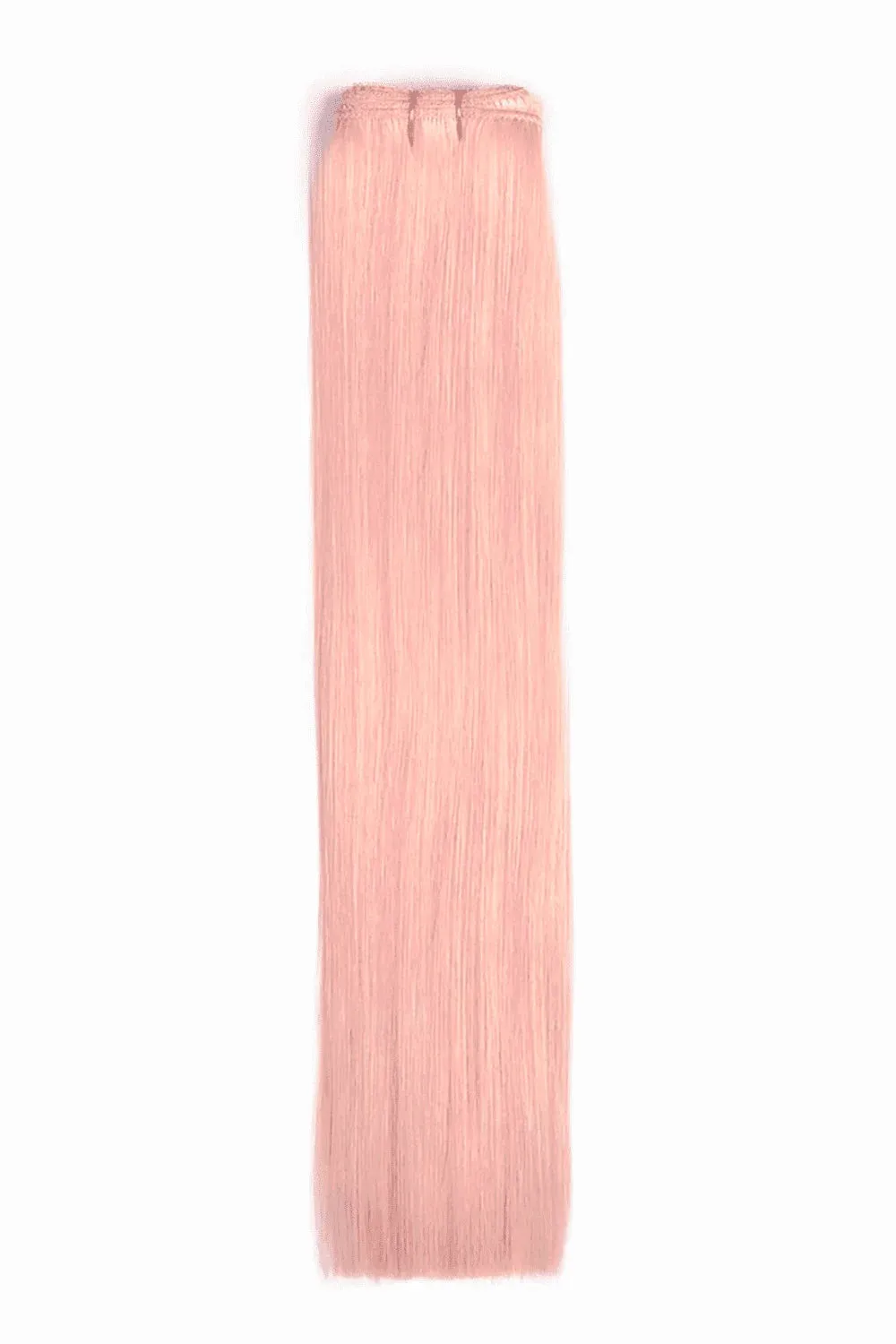 Pastel Pink Remy Royale Double Drawn Weave Extensions sold by Cliphair