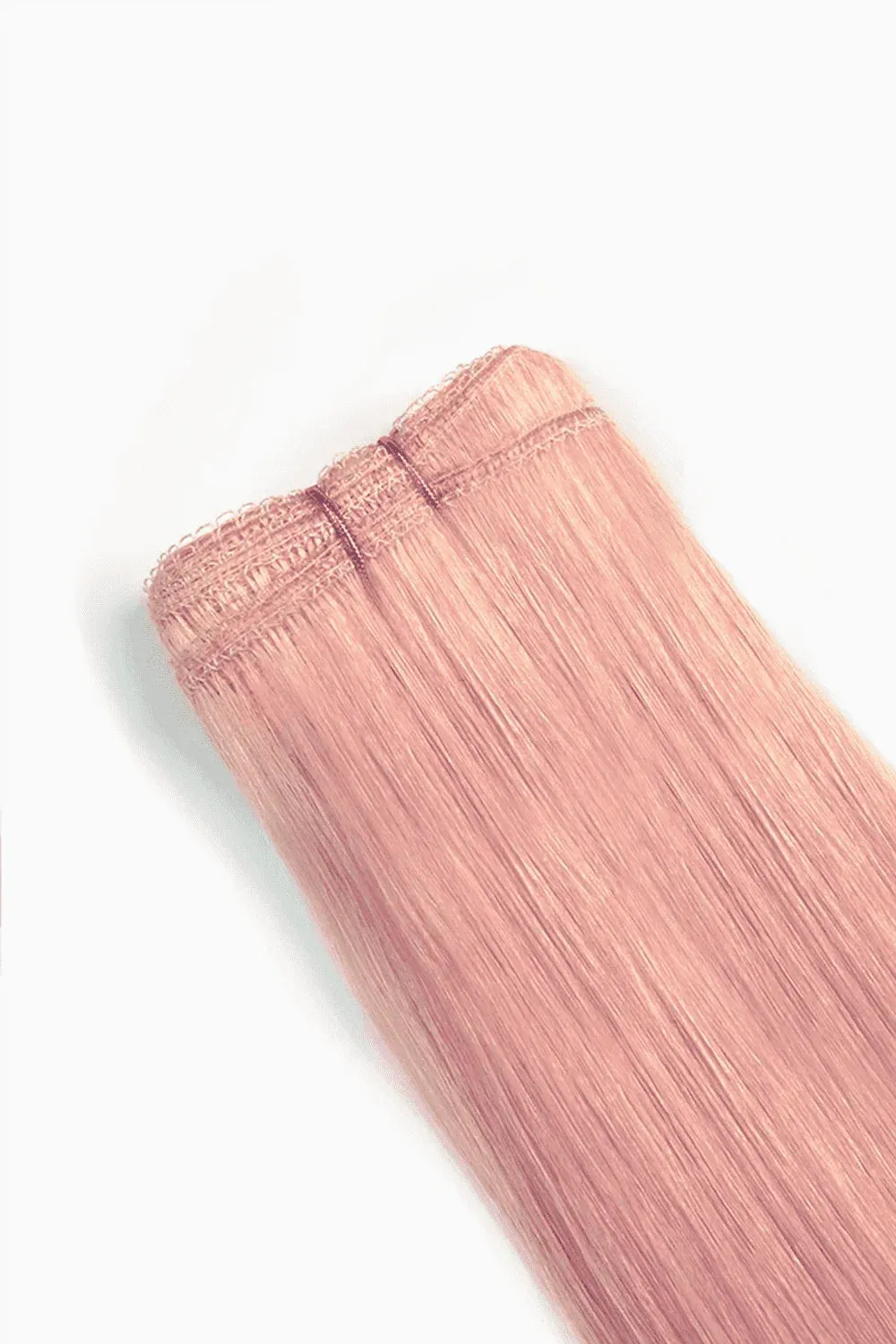 Pastel Pink Remy Royale Double Drawn Weave Extensions sold by Cliphair product image thumbnail 2