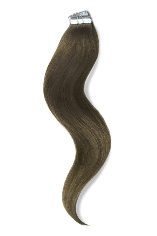 Ash Brown (#9) Tape In Hair Extensions sold by Cliphair
