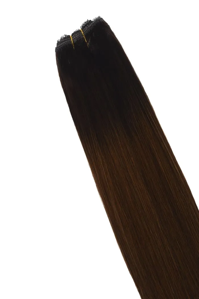 Espresso Melt Balayage Remy Royale Double Drawn Weave Extensions sold by Cliphair product image thumbnail 3
