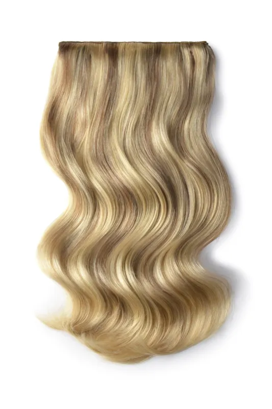 Double Wefted Full Head Remy Clip in Human Hair Extensions - Iced Cappuccino (#14/22) sold by Cliphair