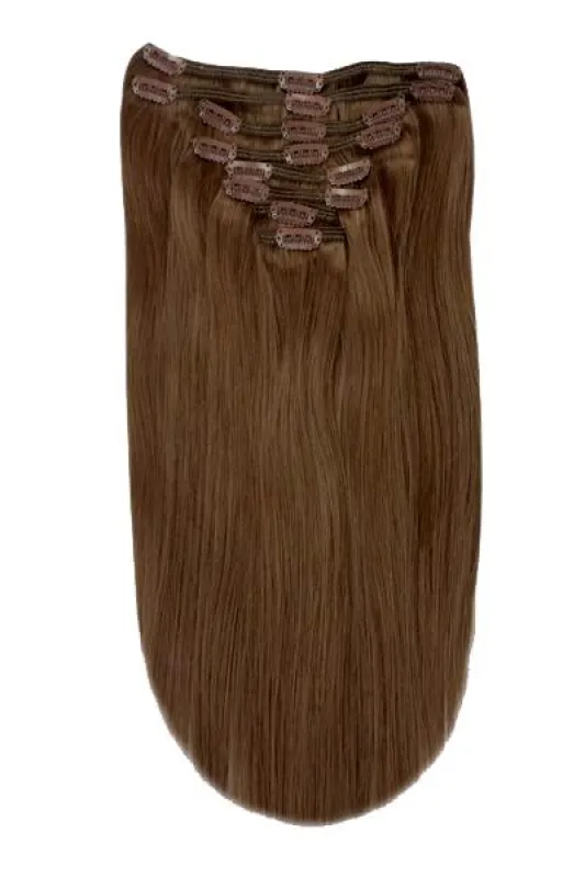 Mousey Brown (#6B) Full Head Clip In Hair Extensions sold by Cliphair