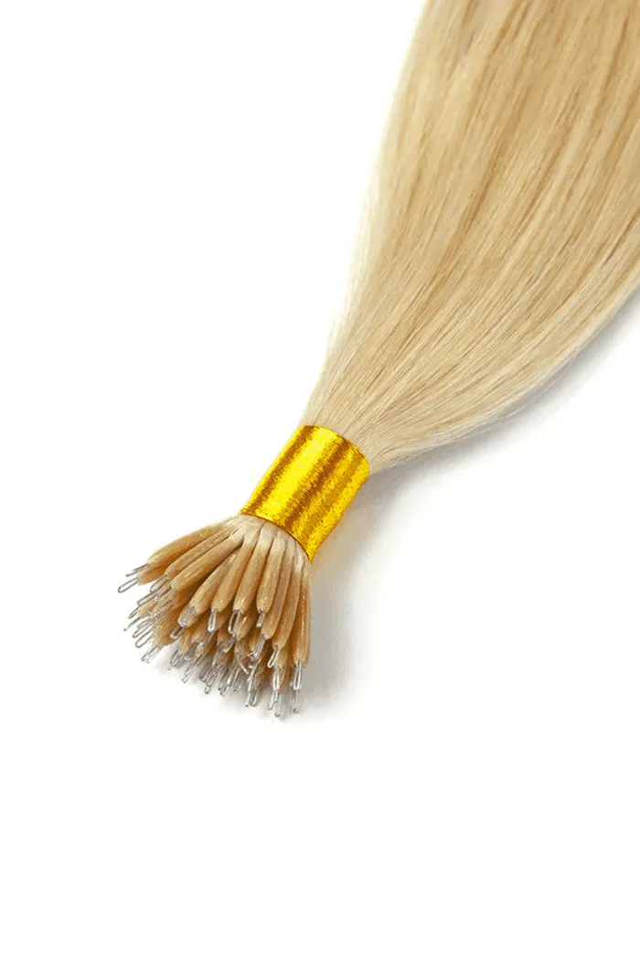 Light Golden Blonde (#16) Nano Ring Hair Extensions sold by Cliphair product image thumbnail 2