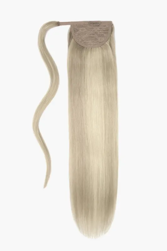 Platinum BlondeMe Straight Up Wrap Around Ponytail Extension sold by Cliphair