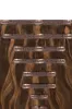 Double Wefted Full Head Remy Clip in Human Hair Extensions - Cinnamon Brownie (#4/30) sold by Cliphair