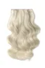Double Wefted Full Head Remy Clip in Human Hair Extensions - Platinum BlondeMe sold by Cliphair