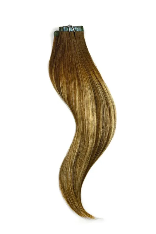 Chestnut Bronde Balayage Tape In Hair Extensions sold by Cliphair