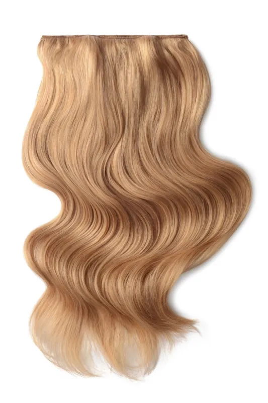 Strawberry/Ginger Blonde (#27) Double Wefted Full Head Clip In Hair Extensions sold by Cliphair