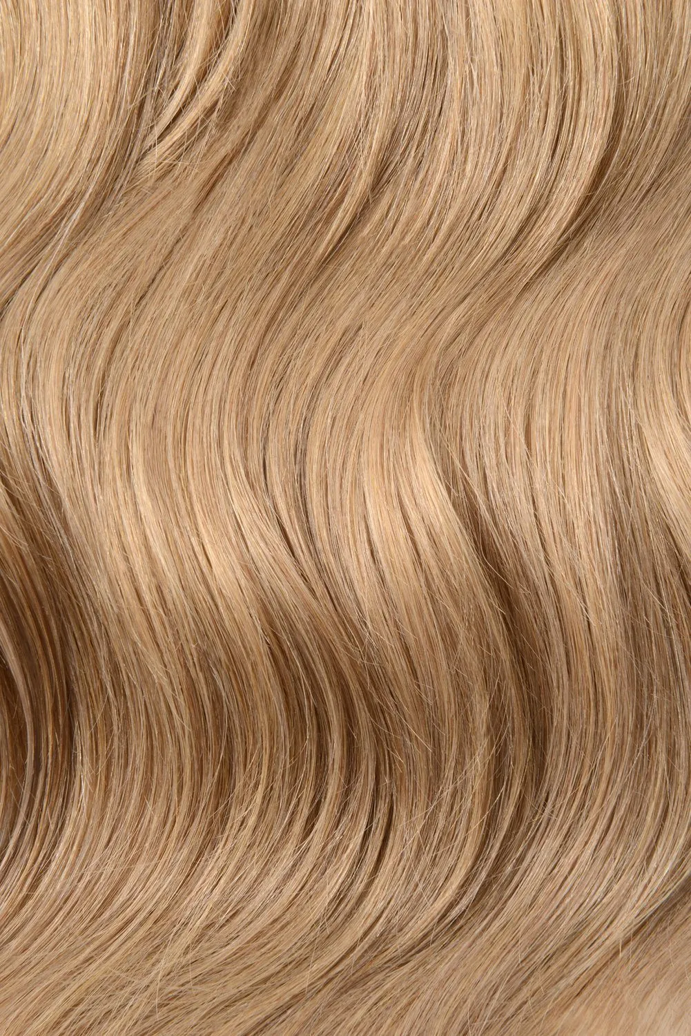Double Wefted Full Head Remy Clip in Human Hair Extensions - Lightest Brown (#18) sold by Cliphair product image thumbnail 4