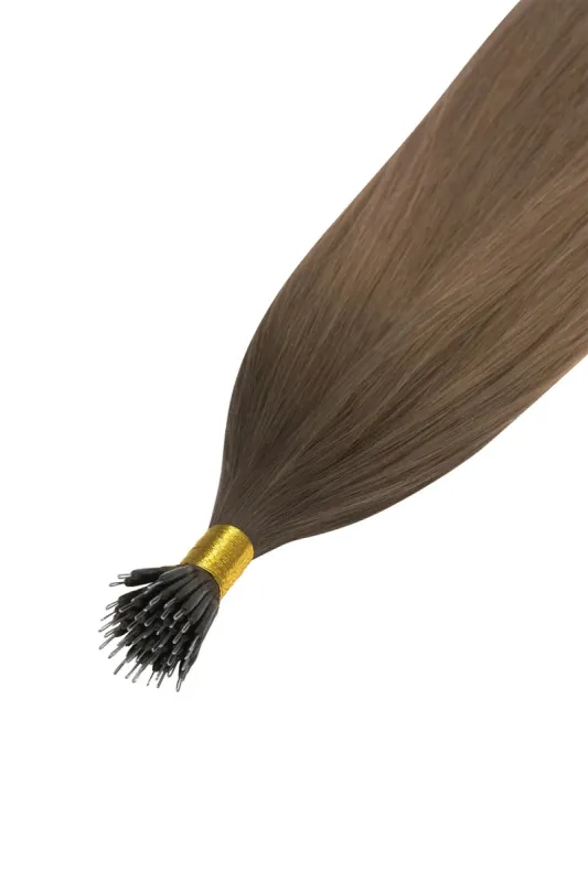 Soft Bronze Balayage Nano Ring Hair Extensions sold by Cliphair