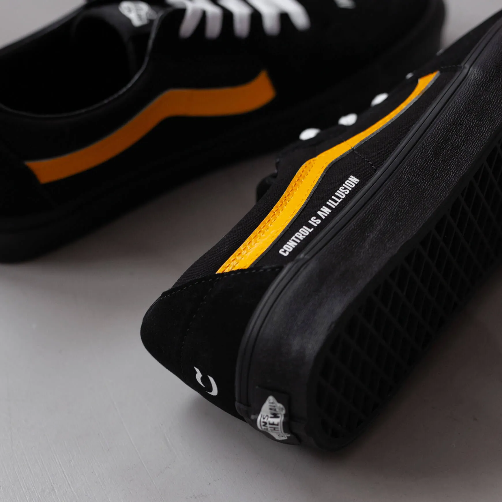 Vans SK8-Low "Control is an Illusion" Black Custom sold by Coutie product image thumbnail 3