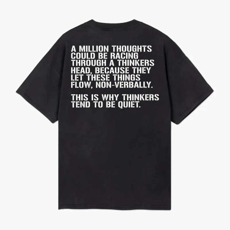 Thinkers T-Shirt Black made by Coutie