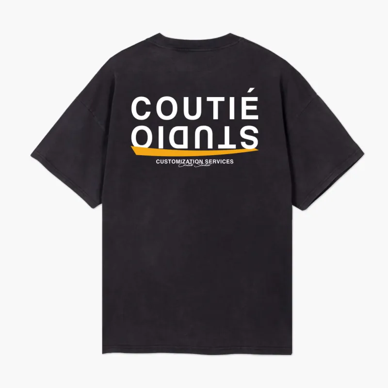 Customization Services T-Shirt Black Wash sold by Coutie
