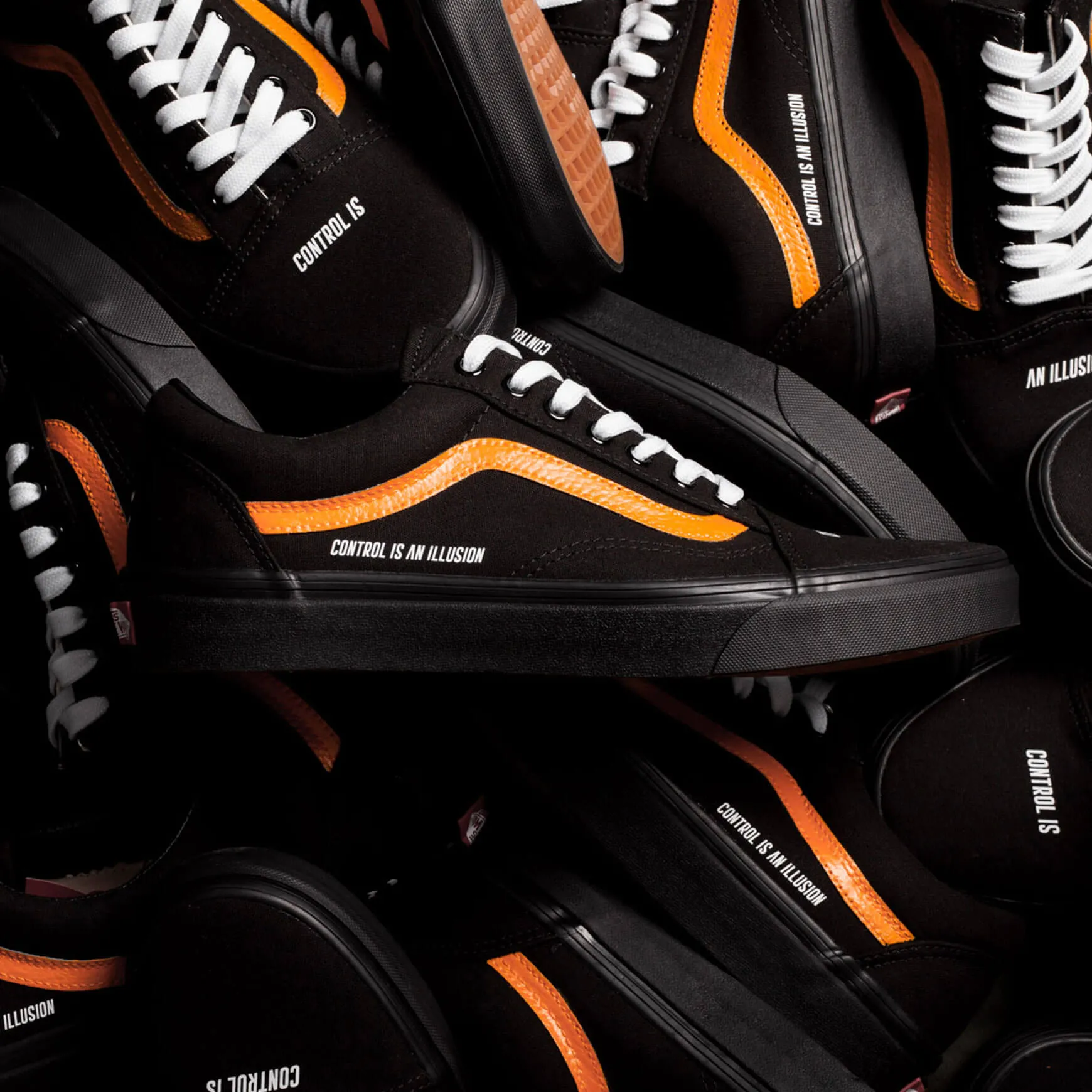 Vans Old Skool "Control is an Illusion" Custom sold by Coutie product image thumbnail 2