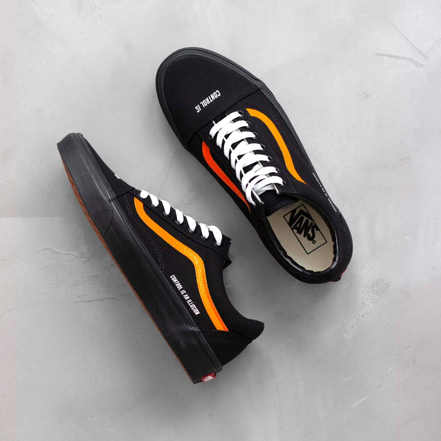 Vans Old Skool "Control is an Illusion" Custom sold by Coutie product image thumbnail 3