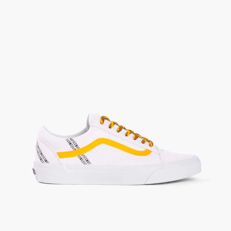 Vans Old Skool "Logo Stripe" Custom White sold by Coutie