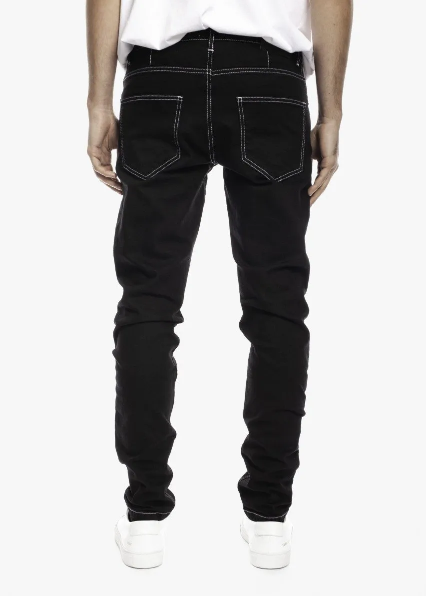 Tapered Denim Black / Contrast Stitch sold by Coutie product image thumbnail 5